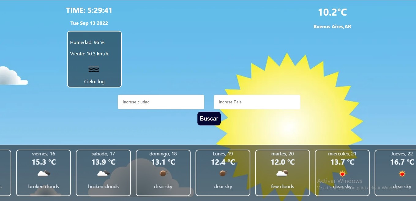 app de clima